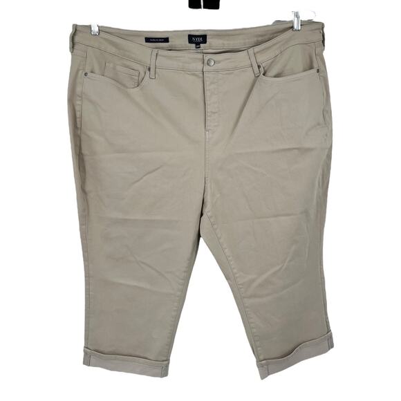 NYDJ Jeans Marilyn Straight Crop Jeans In Plus Size 28W - Picture 1 of 7